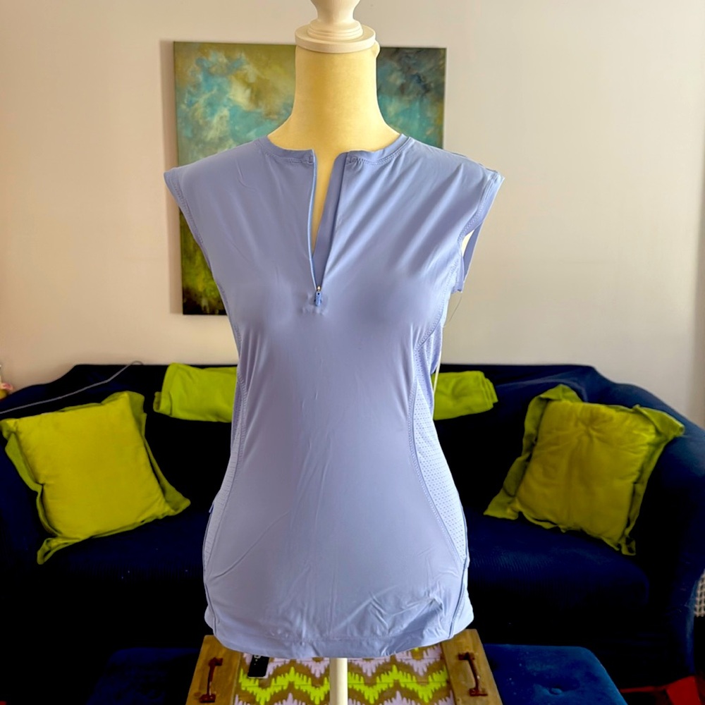 NWT ATHLETA Pacifica II Tank Periwinkle XS